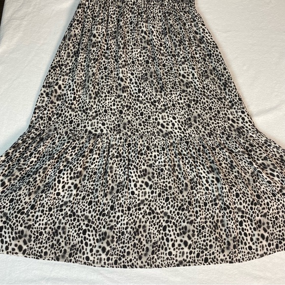 A New Day Cheetah Print Fit and Flare Maxi Dress Office Business Casual Size S - Picture 14 of 15
